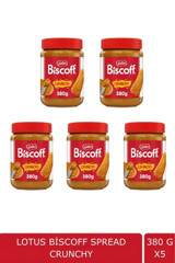 Lotus Biscoff Spread Crunchy Bisküvi Kreması 5x380 gr