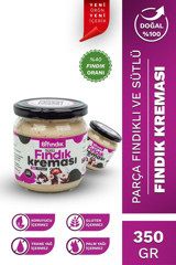 Bi Fındık Bol Sütlü Parçacıklı Fındık Kreması 350 gr