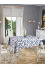 Tropikhome Polyester 140x180 cm Dertsiz Dikdörtgen Masa Örtüsü Çok Renkli