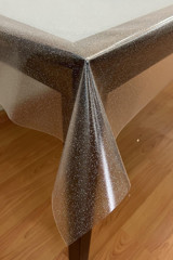 Pimulahome PVC 100x140 cm Dikdörtgen Şeffaf Masa Örtüsü Şeffaf