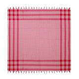 Evidea Polyester 165x165 cm Kare Masa Örtüsü Kırmızı