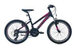 Carraro Force 201 20 Jant 21 Vites 5+ Yaş Pembe-Siyah Çocuk Bisikleti