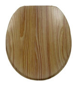 Softy Classic Ahşap Desenli Oval Klozet Kapağı