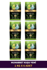 Gold Wings Budgıes Kabuklu Karışık Yetişkin Kuş Yemi 6 x 1 kg