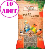 Gold Wings Kabuklu Yulaf Tohumu Vitaminli Yavru Kuş Yemi 10 x 340 gr
