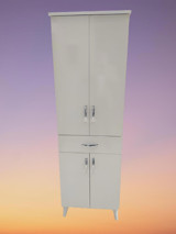 Bengi Ticaret 18180 4 Kapaklı 4 Raflı Çok Amaçlı Dolap Beyaz 180x56x35 cm