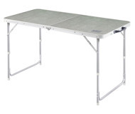 Haegs 120 cm x 60 cm Dikdörtgen Alüminyum Gri Kamp Masası