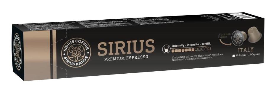 Sirius 10'lu Espresso Kapsül Kahve