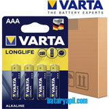 Varta 1.5 V Alkalin AAA / Kalem Pil 4'lü