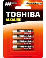 Toshiba LR03 1.5 V Alkalin AAA / Kalem Pil 4'lü