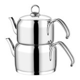 Özlife Hüma Csh-113 Paslanmaz Çelik Mini Çaydanlık Gri