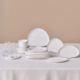 Karaca Forever Bone Miranda 26 Parça 6 Kişilik Beyaz Bone China Kahvaltı Takımı