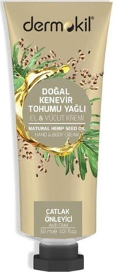 Dermokil Kenevir Hassas-Kuru Ciltler El Kremi 30 ml