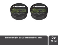Toni&Guy Mattifying Putty Doğal - Mat Krem Orta Keratinli 2x75 ml Wax