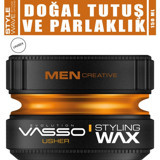 Vasso Usher Pro Aqua Parlak Krem Sert Keratinli 150 ml Wax