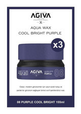 Agiva Aqua 08 Parlak Krem Hafif Hint Yağlı 3x155 ml Wax