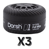 Dorsh D1 Parlak Krem Ekstra Sert Balmumu 3x150 ml Wax