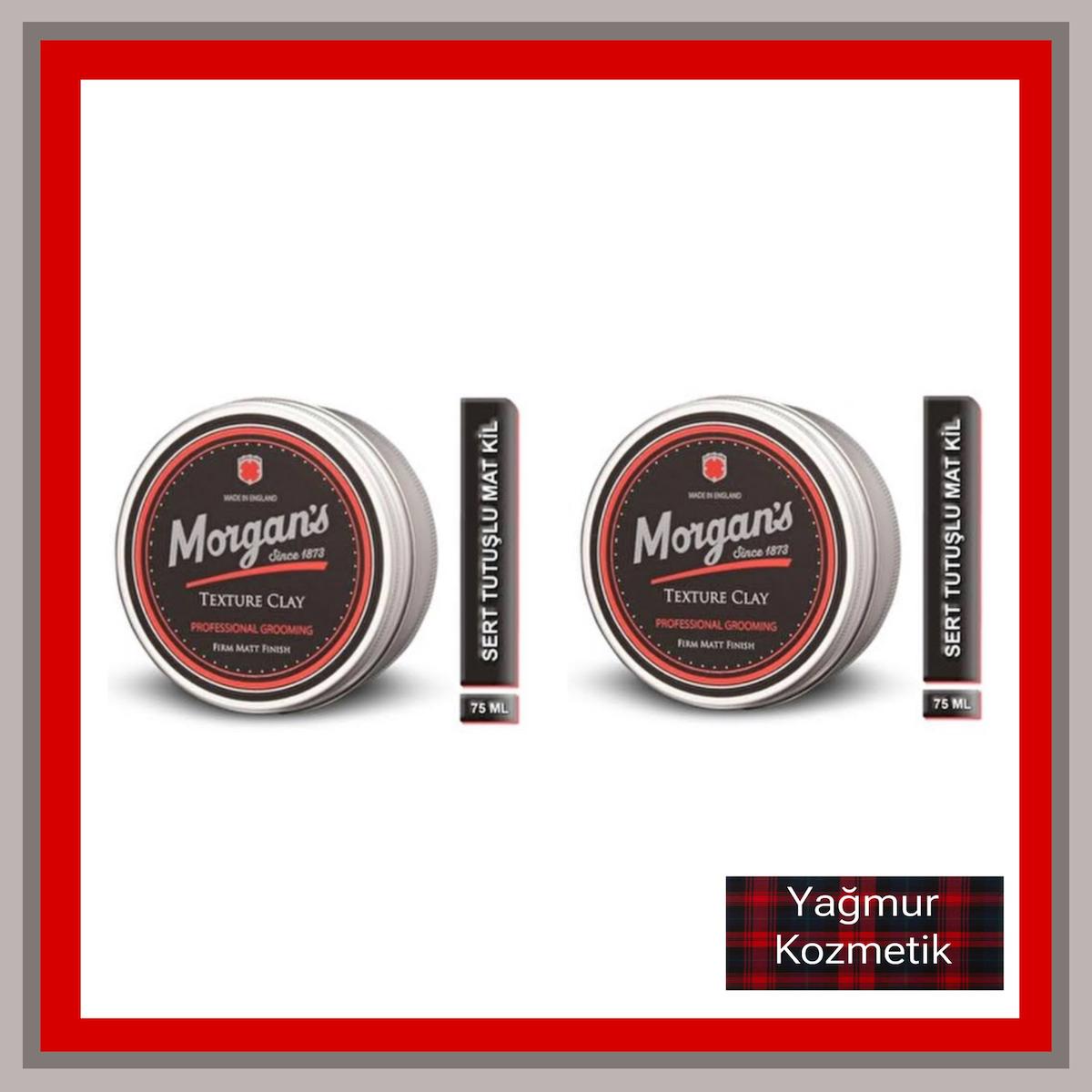 Morgan's Texture Clay Mat Krem Sert Balmumu 2x75 ml Wax