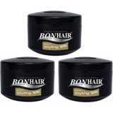 Bon Hair Styling Professoinal Doğal - Mat Krem Orta Organik 3x140 ml Wax