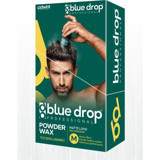 Blue Drop Man - Mavi Doğal - Mat Pudra Sert Fiber Balmumu 15 ml Wax