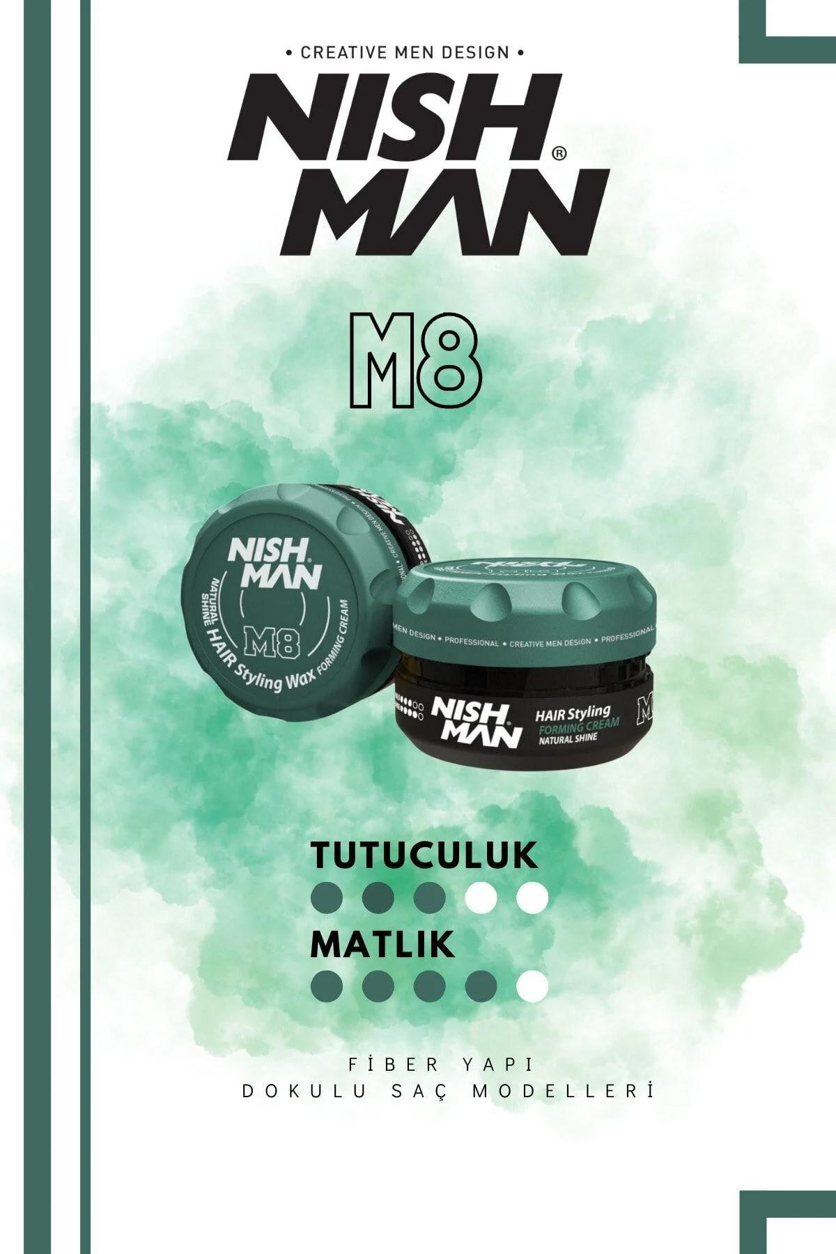 Nishman M8 Mat Krem Sert 100 ml Wax