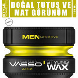 Vasso Apex Pro Paste Doğal - Mat Macun Orta Keratinli 150 ml Wax
