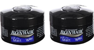 Bon Hair Styling Doğal - Mat Krem Orta Balmumu 2x140 ml Wax
