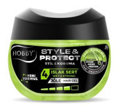 Hobby Style & Protect No:4 Islak Jel Sert Bitkisel Keratin 400 ml Jöle