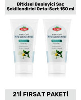 Otacı No:5 Doğal Krem Orta Bitki Özlü 2x150 ml Wax