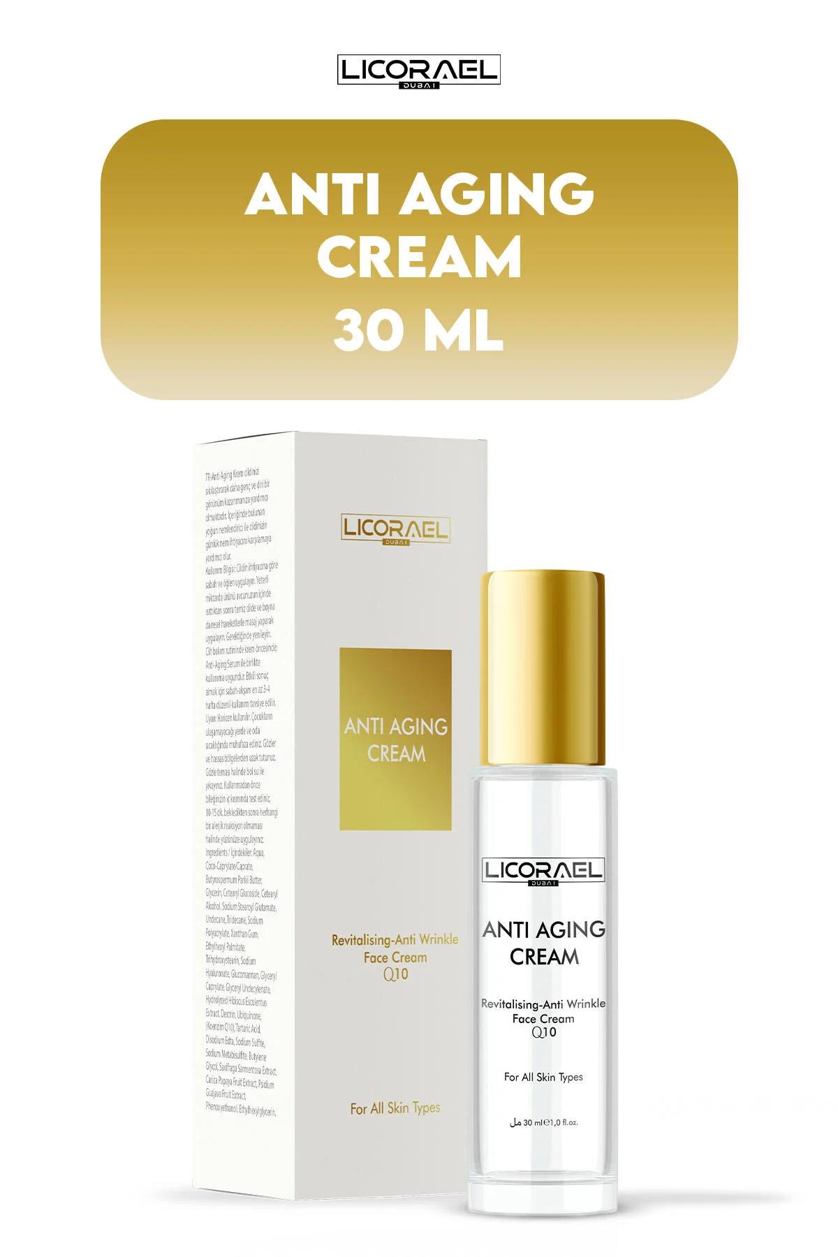 Licorael Nemlendirici Tüm Ciltler Anti-Aging, Kırışıklık Giderici Yüz Krem 30 ml
