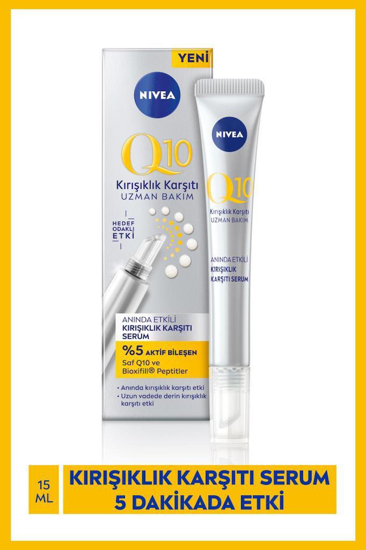 Nivea Q10 Tüm Yaşlar Tüm Ciltler Anti-Aging, Kırışıklık Giderici Yüz Serum 15 ml