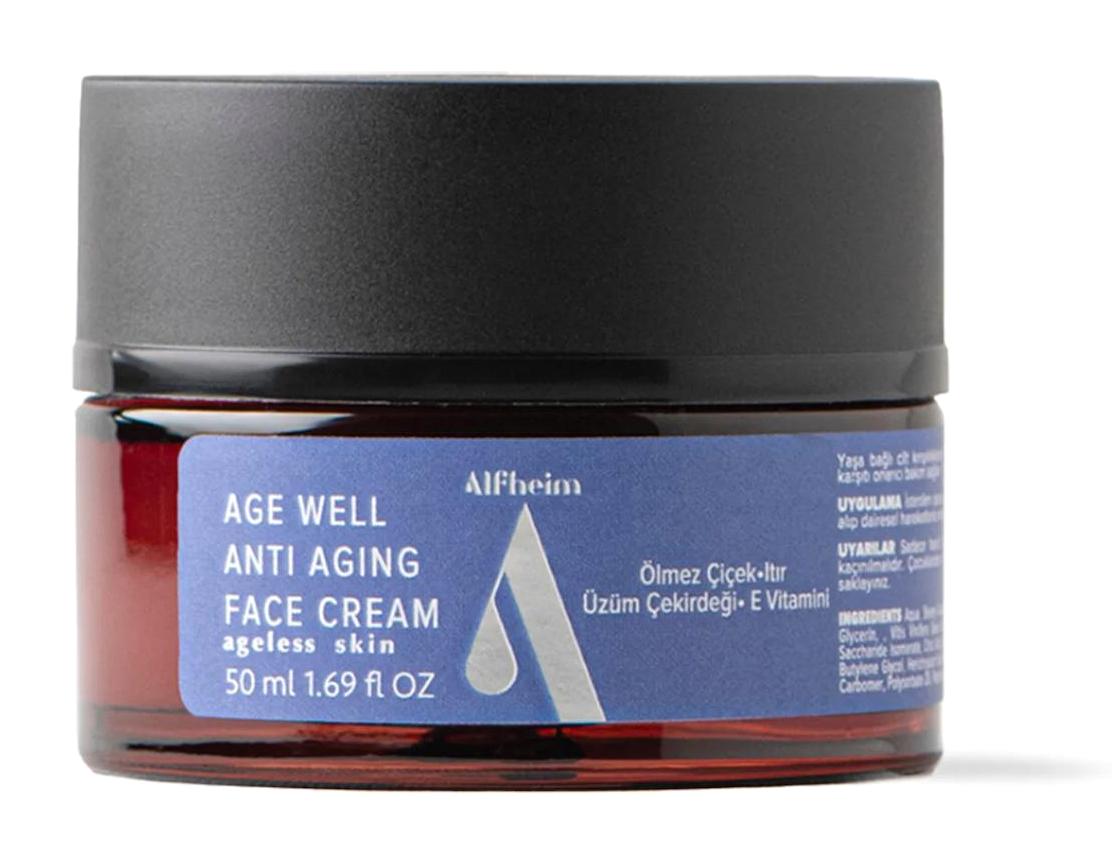Alfheim Age Well Tüm Ciltler Anti-Aging, Kırışıklık Giderici Yüz Krem 50 ml