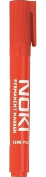 Noki 1800PBK 12'li Doldurulabilir Silinebilir Kırmızı Tahta Kalemi