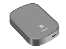Baykron 10000 mAh Mıknatıslı USB C Kablosuz Powerbank Gri