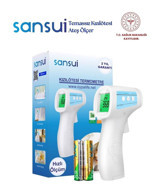 Sansui Alından Temassız Dijital Tabanca Bebek-Çocuk-Yetişkin Ateş Ölçer
