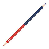 Faber-Castell Yuvarlak Mavi - Kırmızı 2B Kurşun Kalem