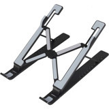 Gali's Ayarlanabilir Ayaklı Katlanabilir Masaüstü Laptop ve Tablet Standı Gri-Siyah