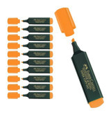 Faber-Castell 48 Refill 10'lu Neon Turuncu Kesik Uçlu Fosforlu Kalem Seti