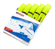 Edding E-344 10'lu Neon Sarı Kesik Uçlu Fosforlu Kalem Seti
