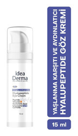 İdea Derma Hyalupeptide Karma Ciltler İçin C Vitaminli Göz Çevresi Krem Şişe 15 ml