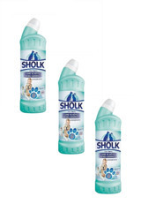 Sholk Banyo-Mutfak İçin Konsantre Sıvı Çamaşır Suyu 3x750 ml