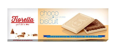Fıorella Choco Biscuit Beyaz Çikolatalı-Kakaolu Bisküvi 102 gr