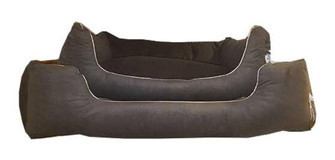 Bedspet 80x60 cm Ortopedik Yıkanabilir Küçük Irk İç Mekan Köpek Yatağı Gri