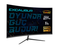 Casper Excalibur E238Fhd 200 Hz 1 ms 23.8 inç FHD Curved VA HDMI Freesync 1920 x 1080 px LED Monitör