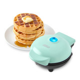 Dash Aqua Yuvarlak Tekli Çift Taraflı Waffle Makinesi