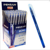 Pensan Büro Tek Renkli 1 mm Mavi 12'li Tükenmez Kalem