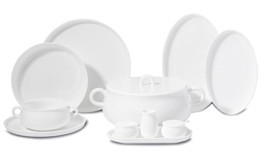 Korkmaz A8549 Aşiyan Collection 58 Parça Yuvarlak Yemek Takımı