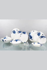 Mikasa Moor Blue Cravo 74 Parça Yemek Seti