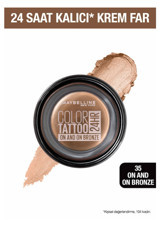 Maybelline New York On And On Bronze Krem Işıltılı Tekli Far Altın