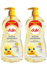 Dalin Göz Yakmayan Hipoalerjenik Yenidoğan Hassas Ciltler İçin Bebek Şampuanı 2x900 ml